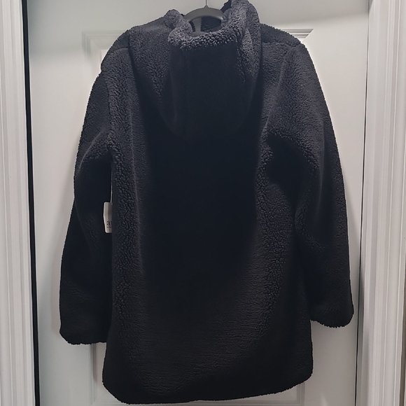 A.N.A. Black Faux Fur Coat - Picture 7 of 8